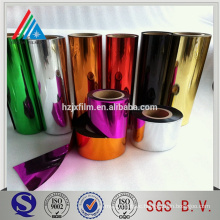 Color Coated 25 Micron PET Metallized Film